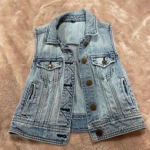 American Eagle denim vest